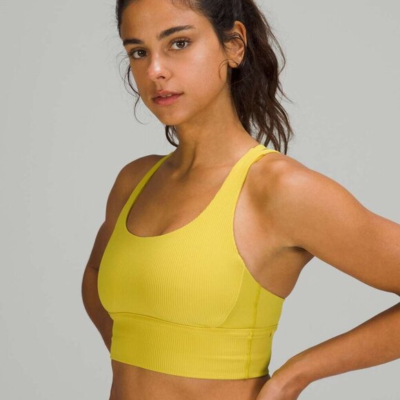 Lululemon Energy Longline Bra Ribbed Luxtreme *Medium Support, B–D Cups- Size 6 - Picture 9 of 13